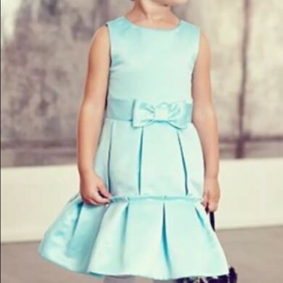 Janie and Jack Pleated Satim Dress - Picture 2 of 3